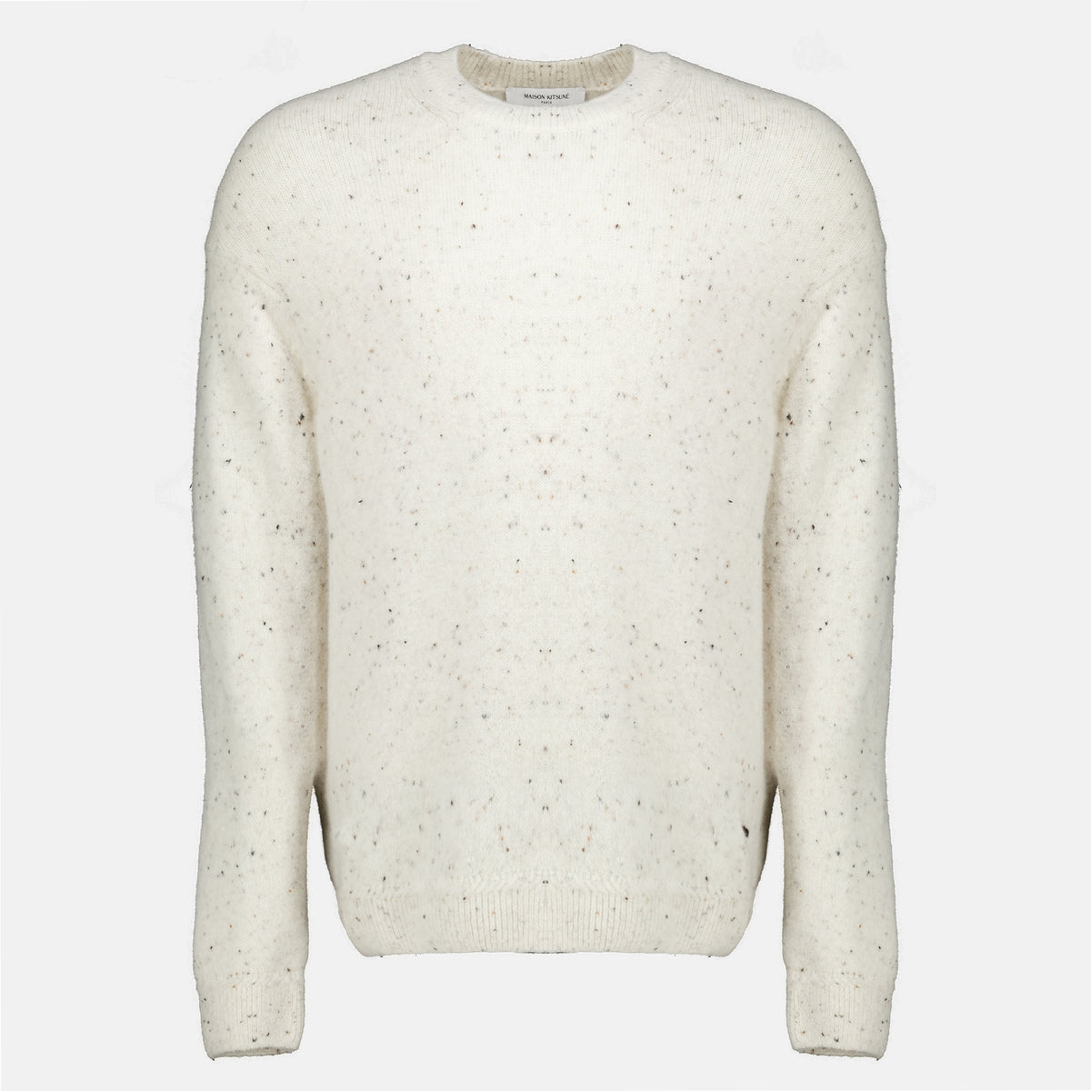 Maille Pull en maille blanc Maison Kitsune Beige Homme
