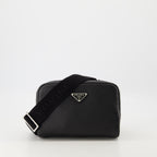 크로스백 가죽 숄더백 Prada 검은색 Homme