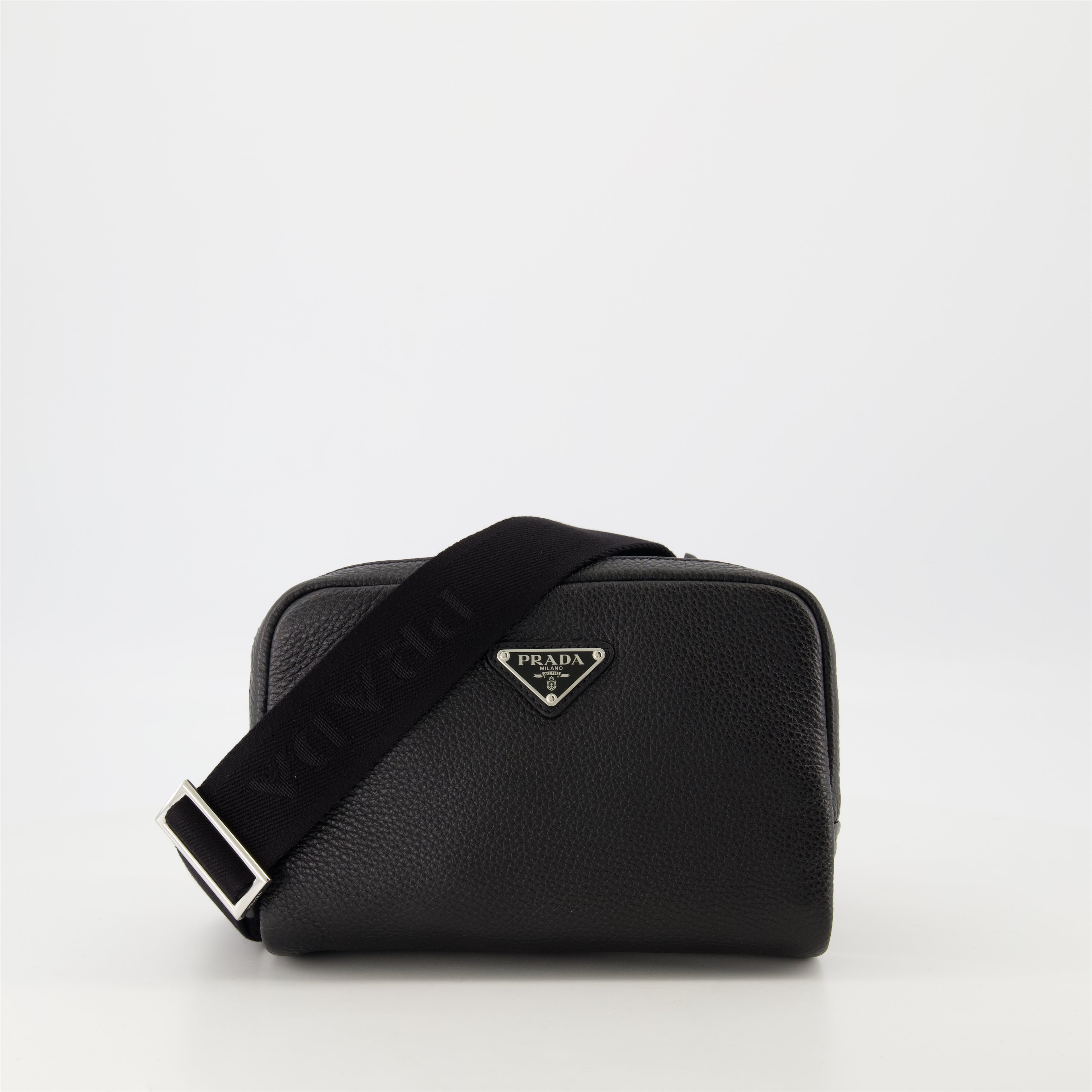 Sacs bandoulière Sac bandoulière en cuir Prada Noir Homme