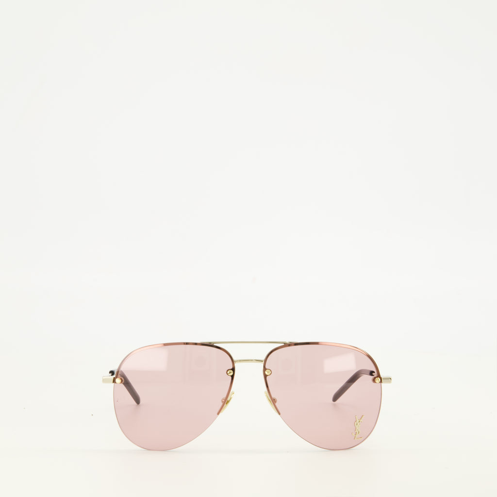 Lunettes Lunettes de soleil Classic 11 M rose Saint Laurent Rose Unisexe