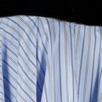 Jupes Asymmetrical Blue Striped Skirt Iro Bleu Femme