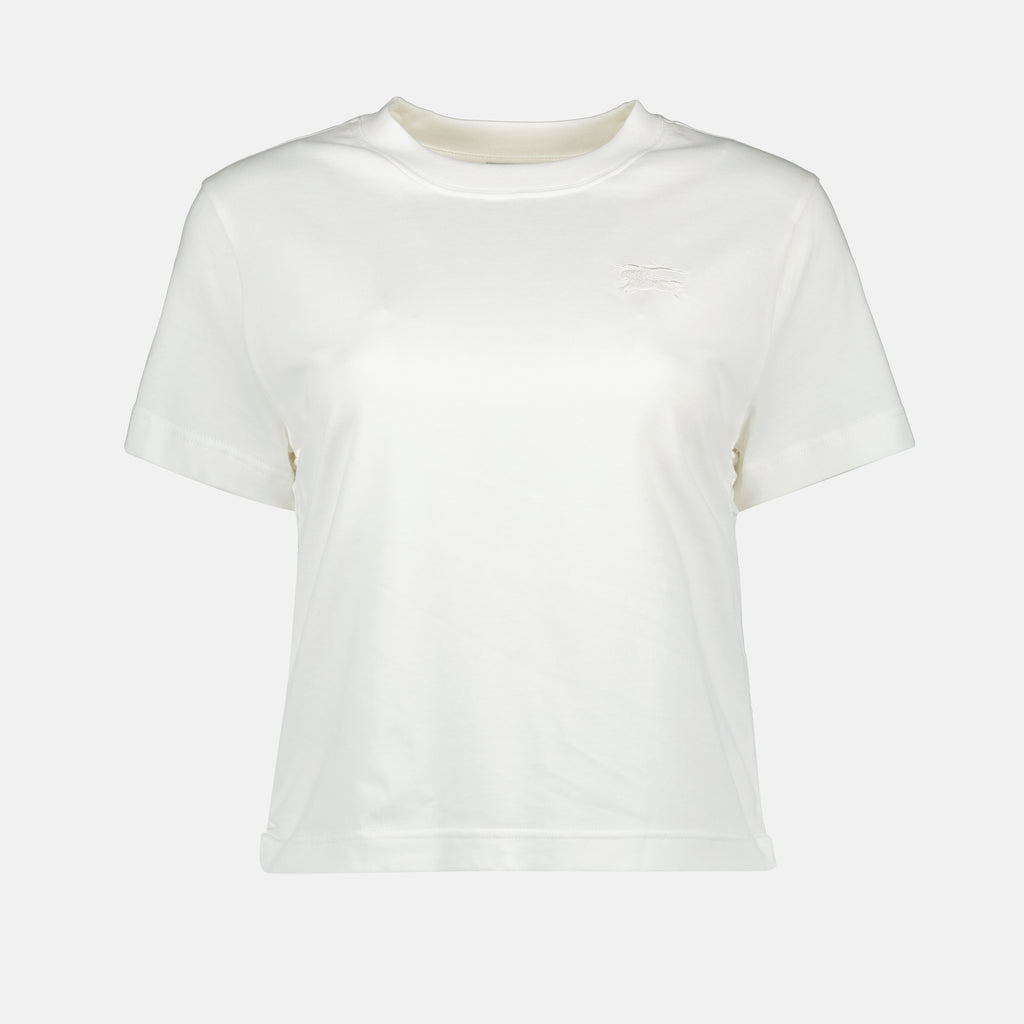 T-shirt T-shirt Festival Burberry Bianco Donne