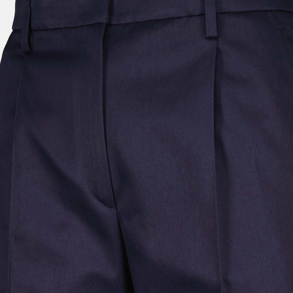 Pantalons Pantaloni Chino Blu Marino Prada Bleu foncé Femme