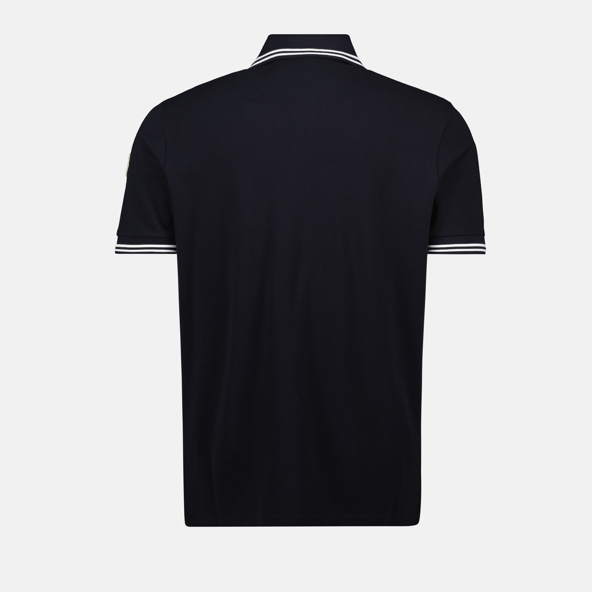 Polos Polo à bordure rayée Moncler Bleu foncé Homme