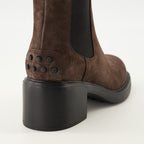 Image of the Tod's Women's Suede Ankle Boots - Autumn-Winter 2025 - Back View