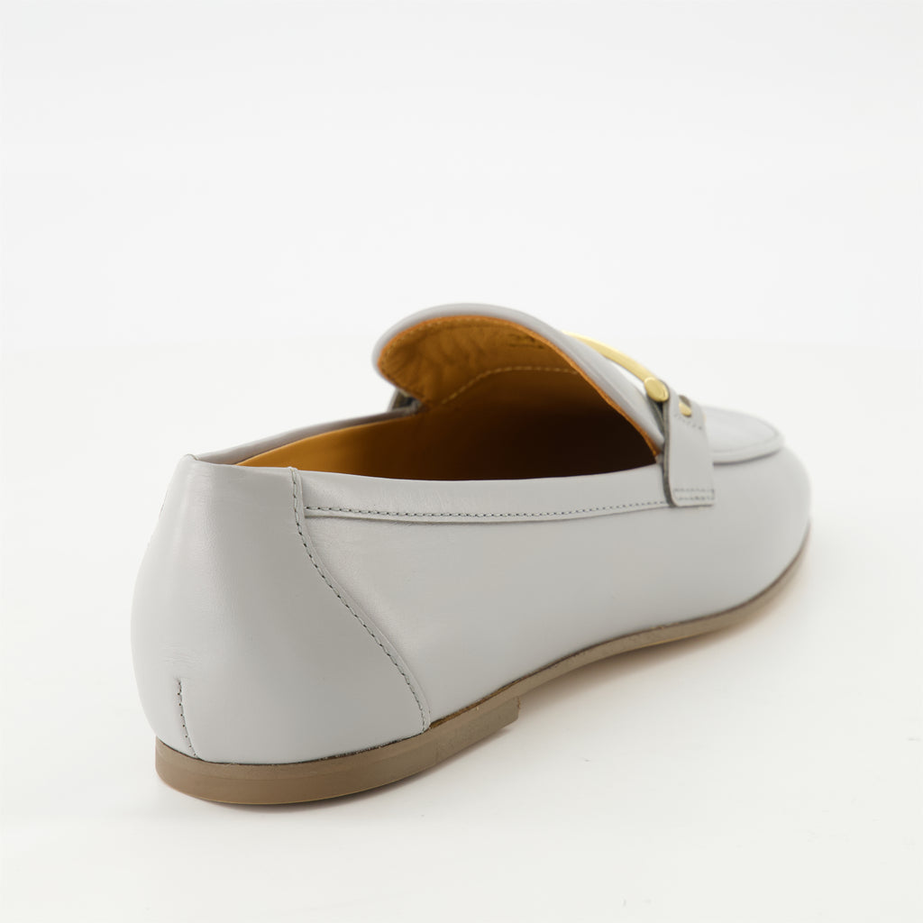Mocassins Mocassins en cuir lisse Tod's Gris Femme