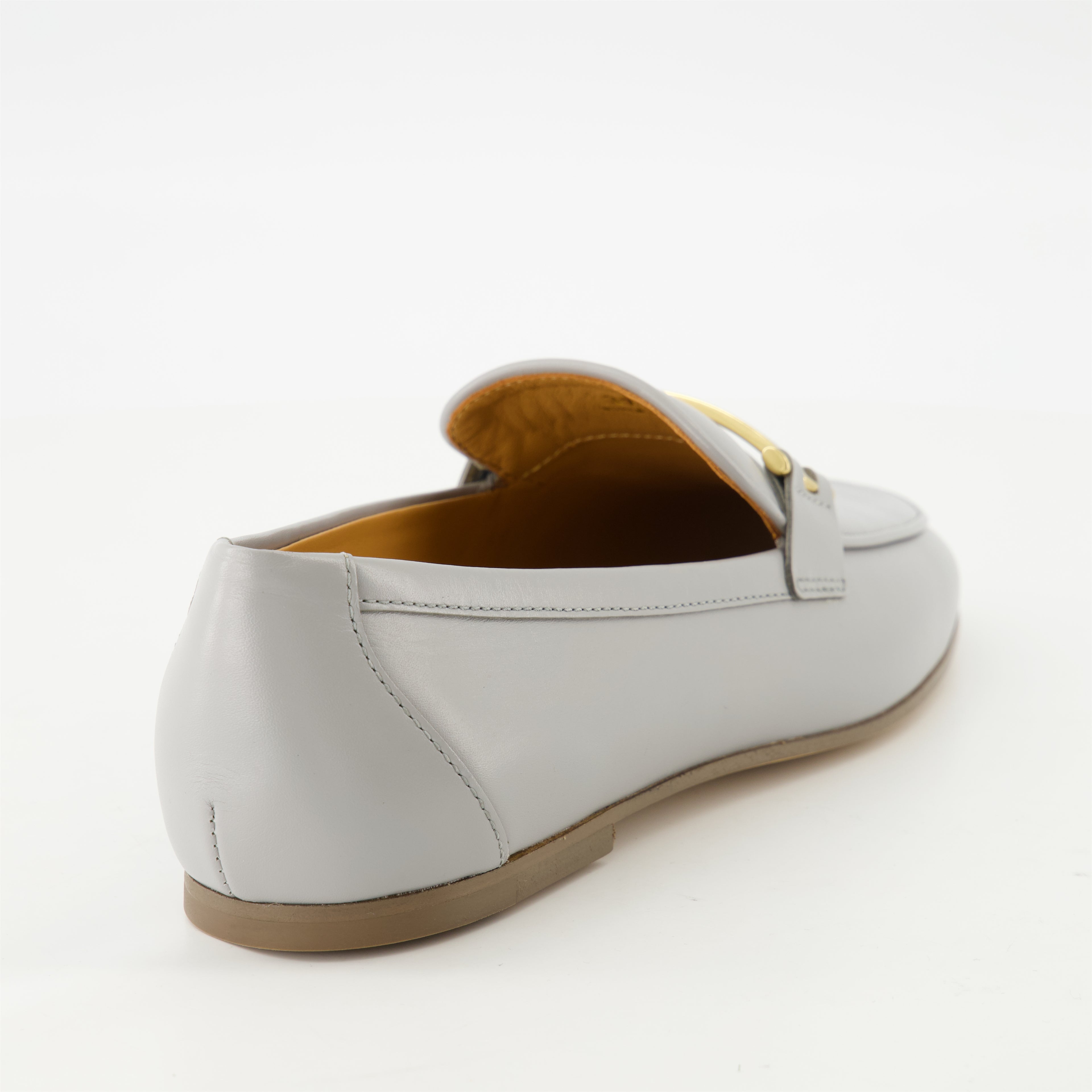 Mocassins Mocassins en cuir lisse Tod's Gris Femme