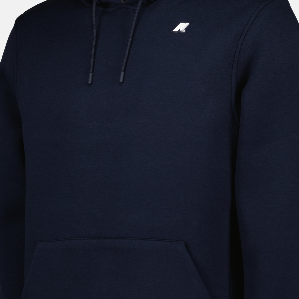 Sweatshirts Sweat à capuche Bernie Spacer K-Way Bleu foncé Homme