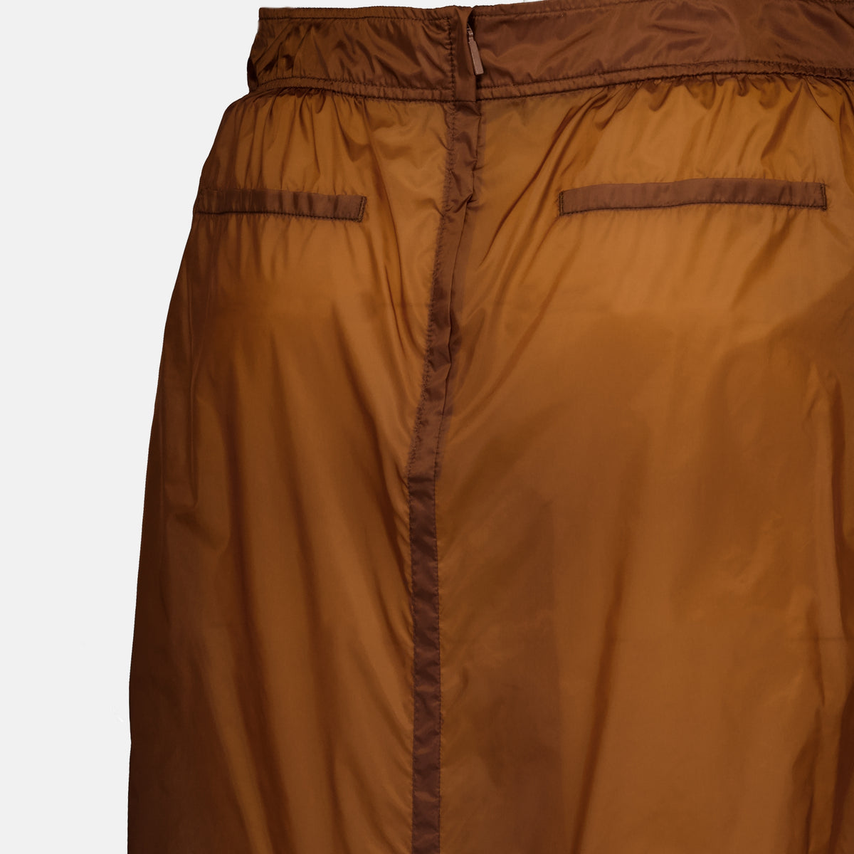 Jupes Jupe marron en nylon Saint Laurent Marron Femme