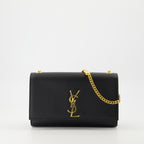 Sacs à main et épaule Kate Medium Bag Saint Laurent Noir Femme