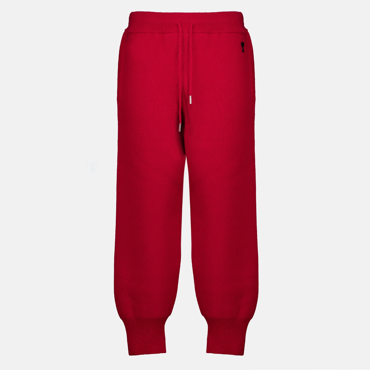 Pantalons Jogging rouge en laine Ami PARIS Rouge Unisexe