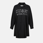 Robes Robe chemise Mm6 Noir Femme