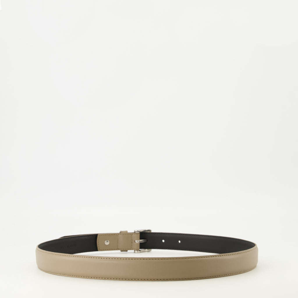 Image de l'article Ceinture Paris Paris beige de la marque Ami PARIS pour Unisex - Saison Automne-Hiver 2025 - Vue de Dos