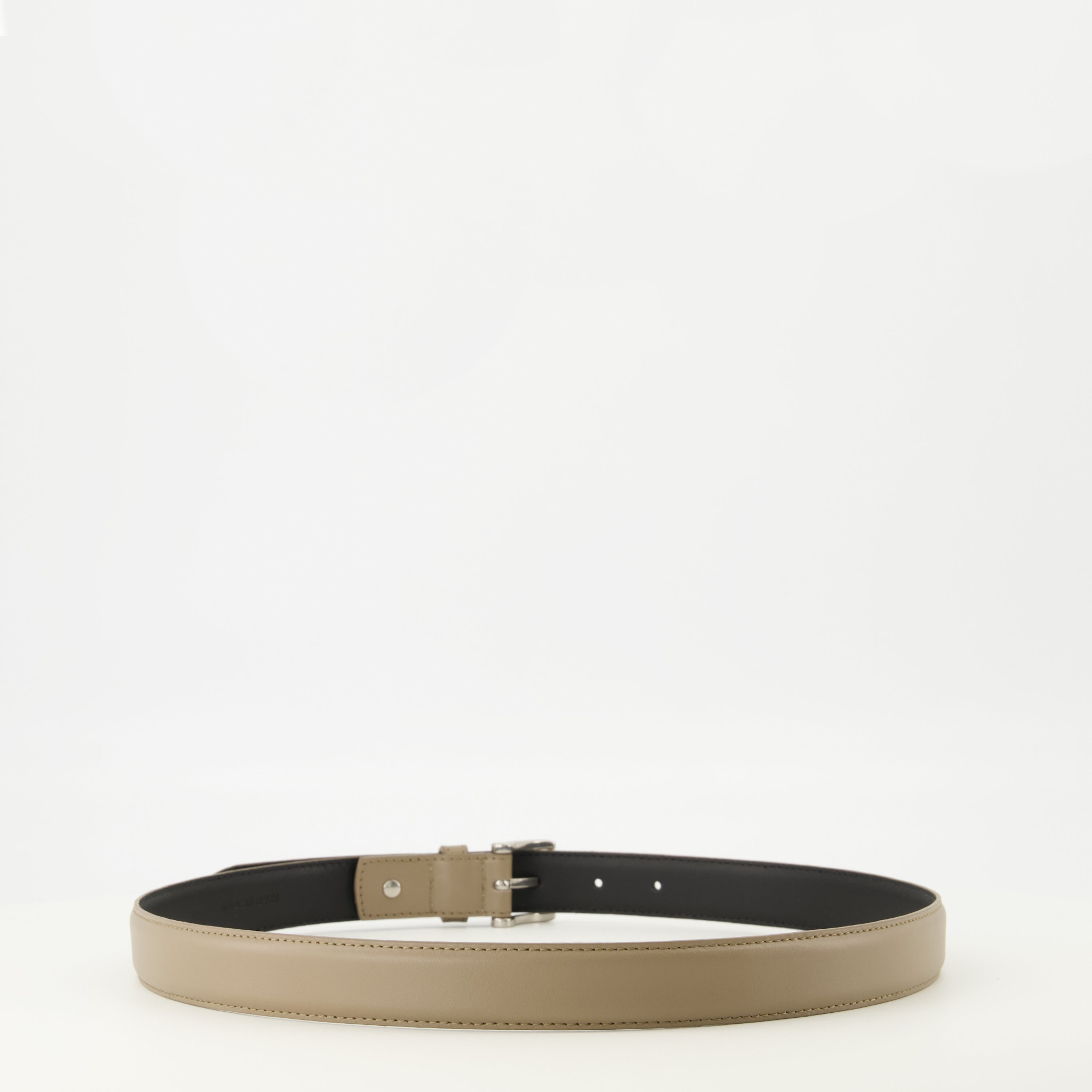 Image de l'article Ceinture Paris Paris beige de la marque Ami PARIS pour Unisex - Saison Automne-Hiver 2025 - Vue de Dos