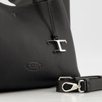 Bolsos tote Pequeño Tote de Cuero Tod's Negro Femme