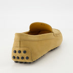 Loafer Gommino Wildleder Slipper Tod's Beige Homme