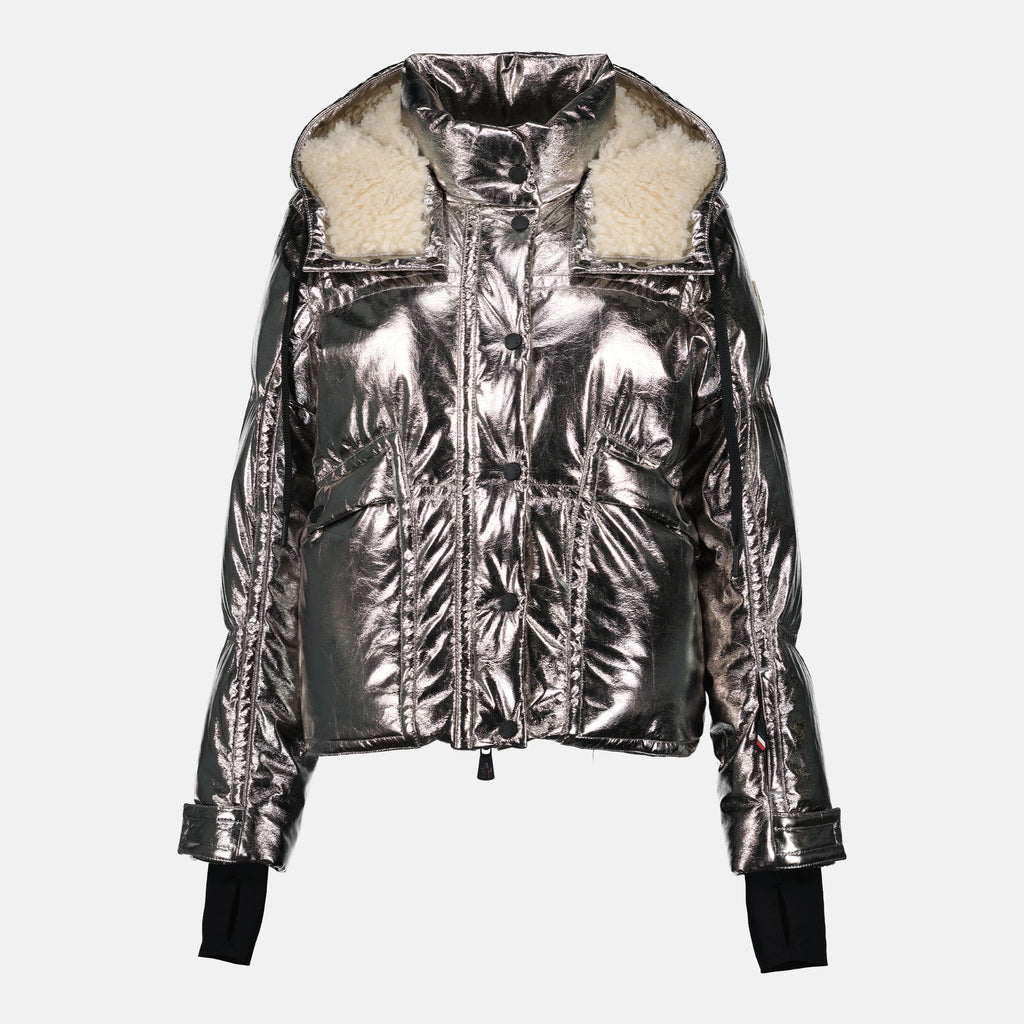 Image of the Metallic Calaque Down Jacket by Moncler Grenoble for Women - Fall-Winter 2025 - Front View