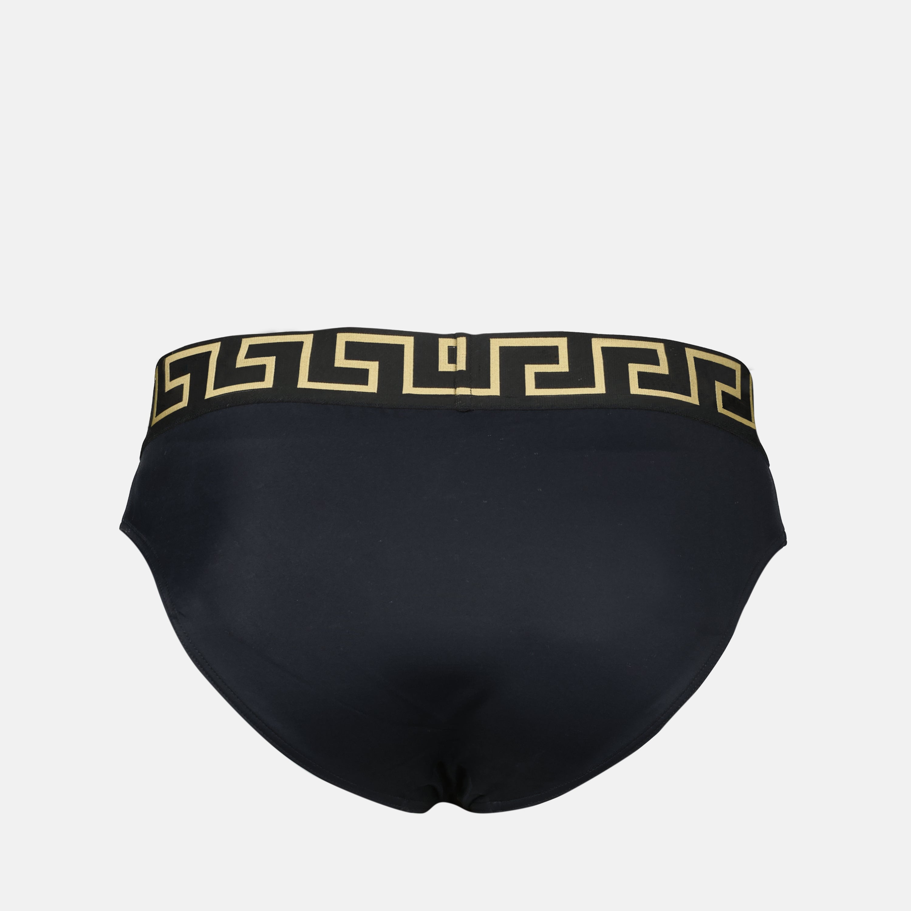 Beachwear Slip de bain Medusa Greca Versace Noir Homme