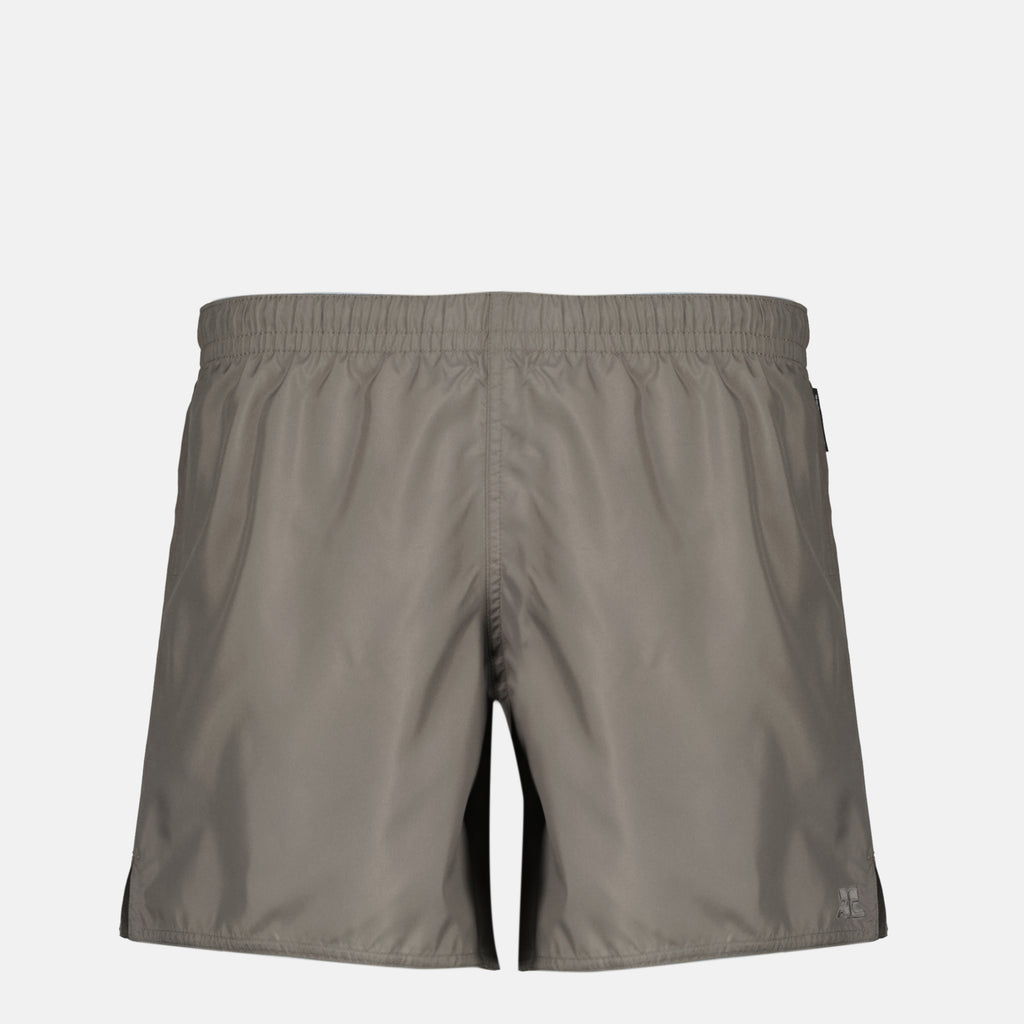 Image de l'article Maillot de bain AC gris de la marque Courrèges pour Homme - Saison Printemps-Été 2026 - Vue de Face