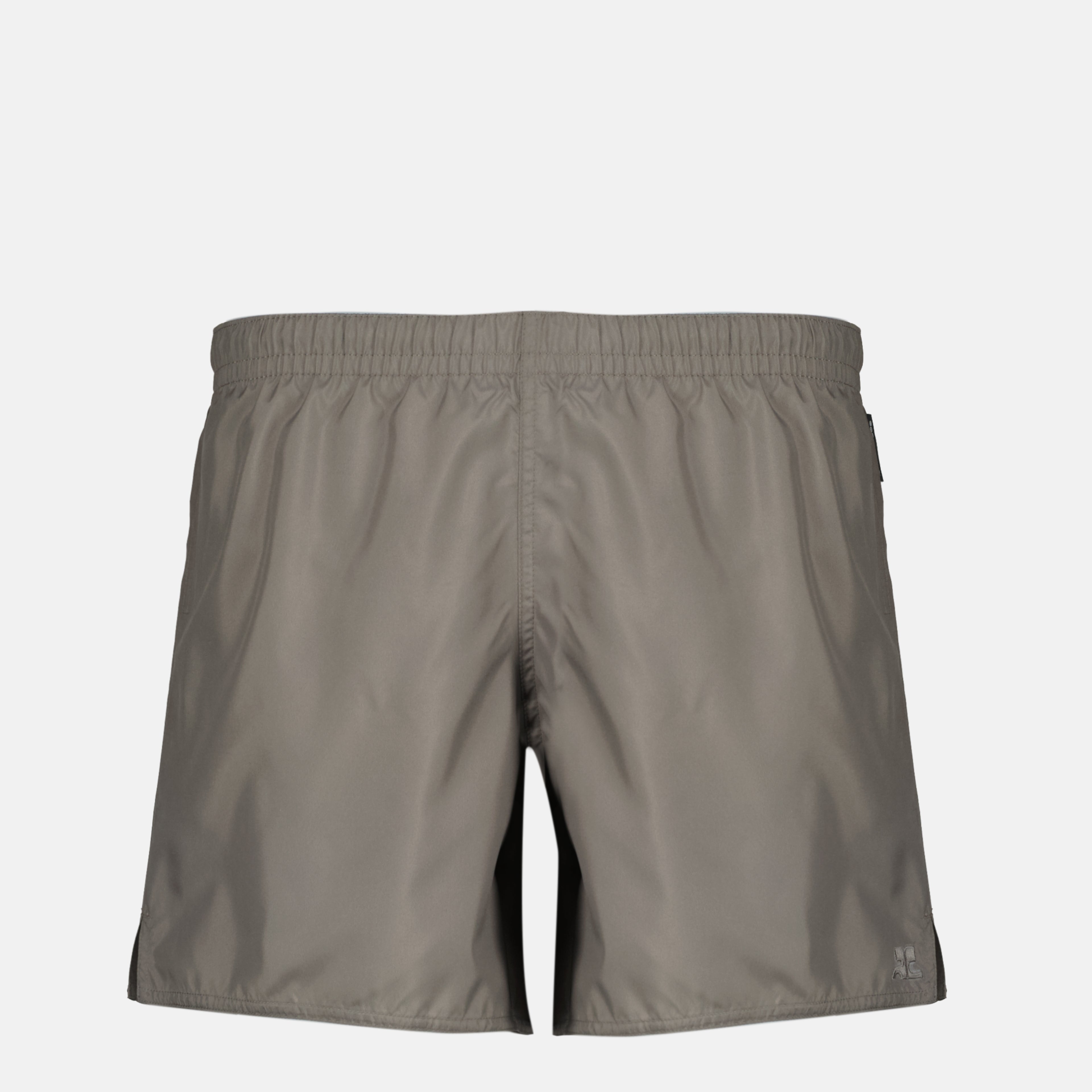 ブランドCourrègesの男性用グレーAC水着の画像 - 2026年春夏シーズン - 正面図