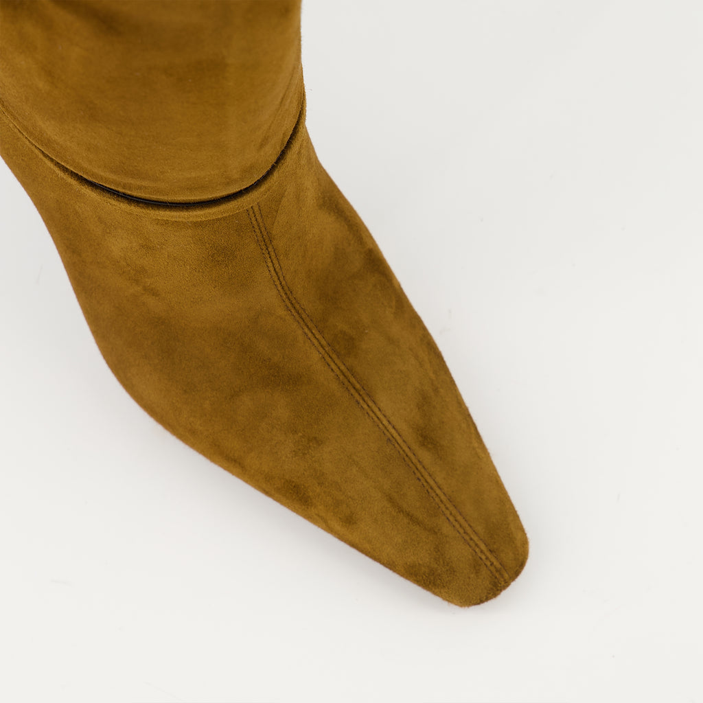 Image de l'article Bottines à talon Niki de la marque Saint Laurent pour Femme - Saison Automne-Hiver 2025 - Vue détaillée de haut