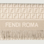Écharpes, foulards et gants Écharpe FF Fendi Beige Femme