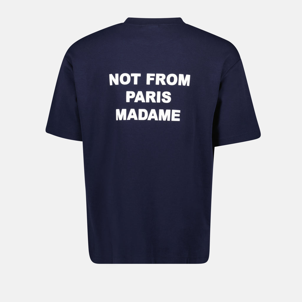 T-shirts T-shirt Slogan bleu marine Drole De Monsieur Bleu foncé Homme