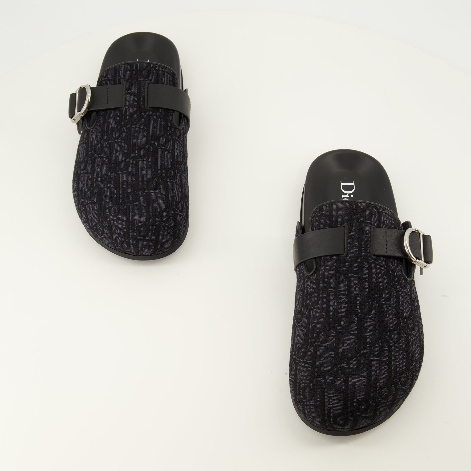 Chaussures ouvertes Mules Aqua Black Dior Dior Noir Homme