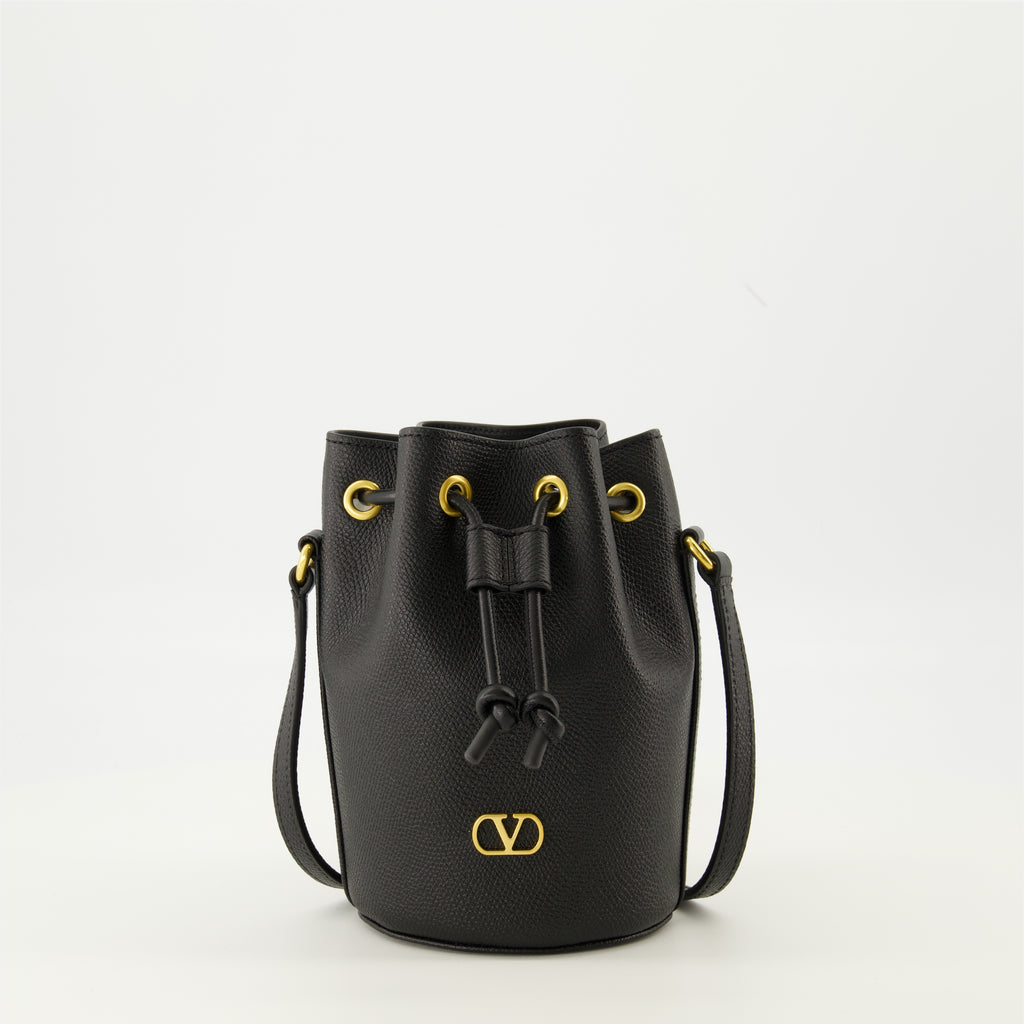 Bild der VLogo-Bucket-Tasche von Valentino Garavani für Damen - Herbst-Winter-Saison 2025 - Vorderansicht