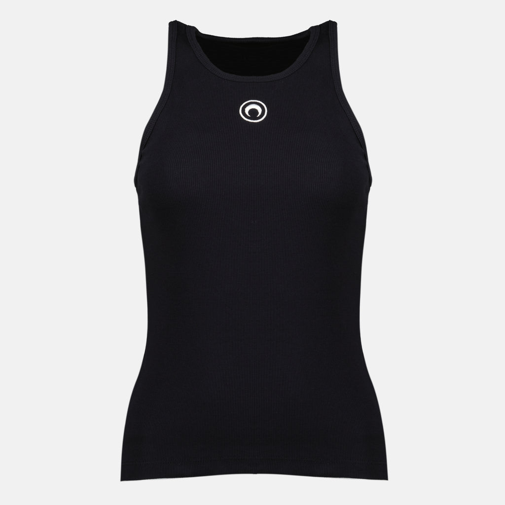 Tops Moon Schwarz Baumwoll-Top Marine Serre Noir Femme