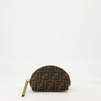Bolsitas Petite trousse de toilette Baguette Fendi Marrón Femme