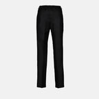 Pantalones Pantalones con Pliegues Fendi Negro Homme