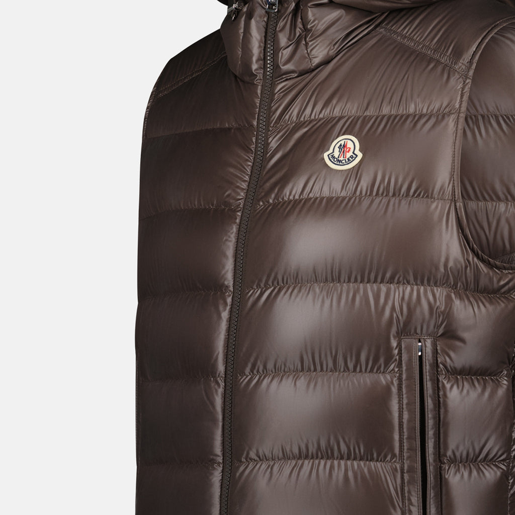 재킷 바란트 슬리브리스 다운 자켓 Moncler 갈색 Homme