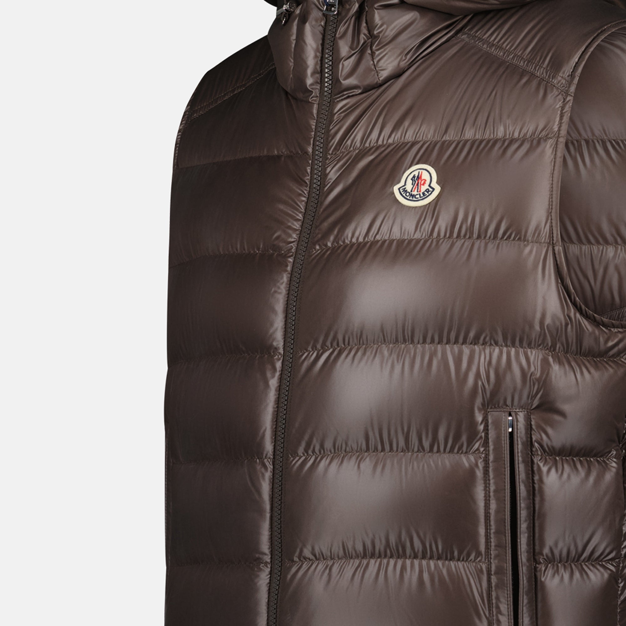 재킷 바란트 슬리브리스 다운 자켓 Moncler 갈색 Homme