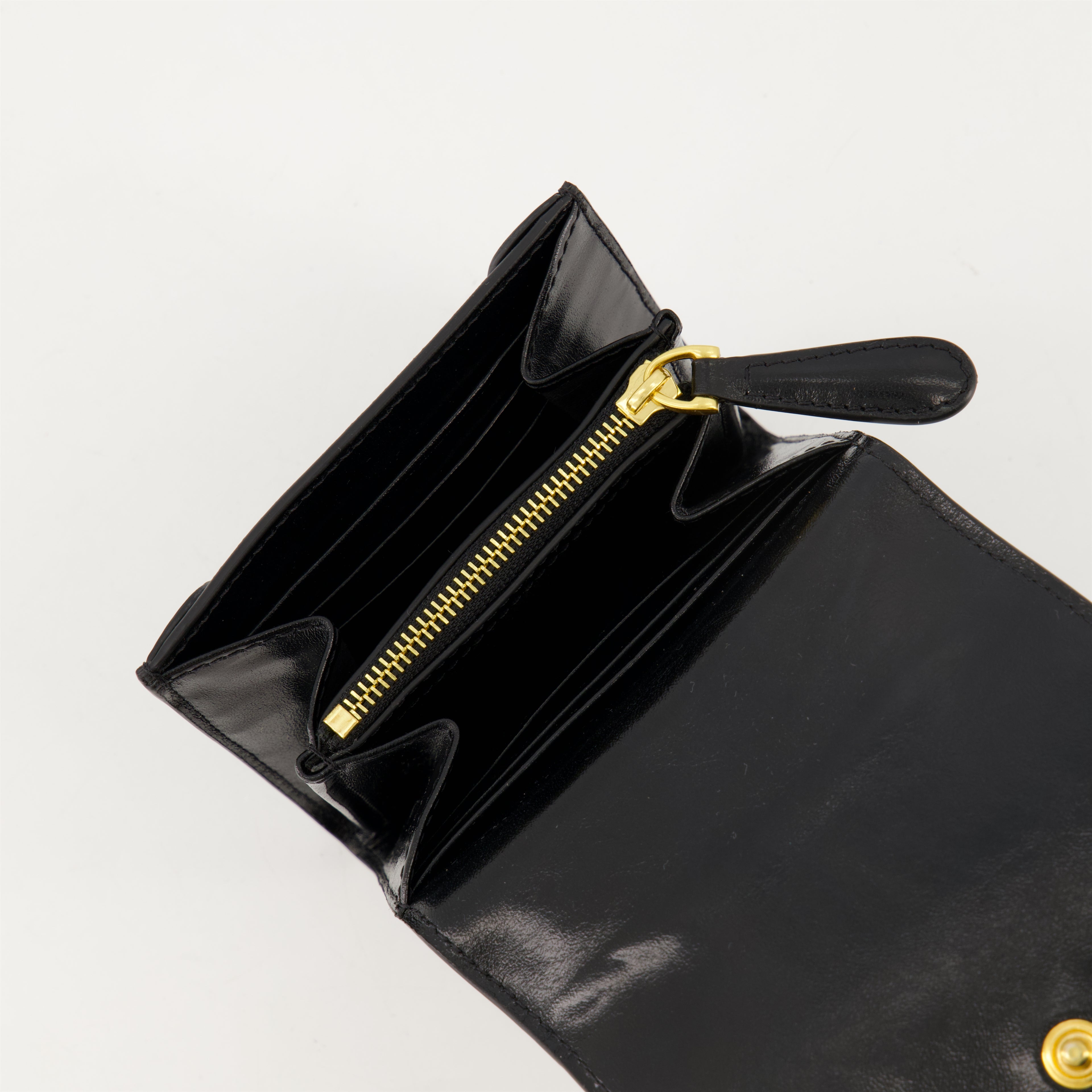 Small leather goods Leather Wallet Paris Paris Ami PARIS Black Unisex