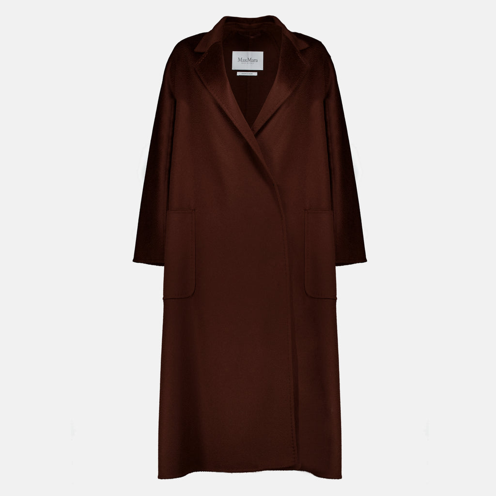 Manteaux 루드밀라 브라운 코트 Max Mara Marron Femme