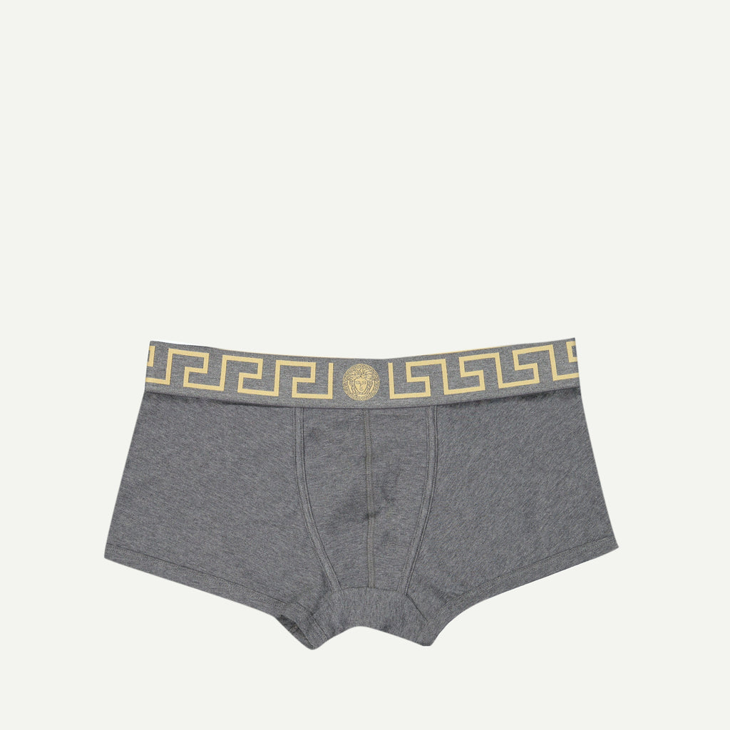 Sous-vêtements et homewear Boxer court Medusa Greca Versace Gris Homme