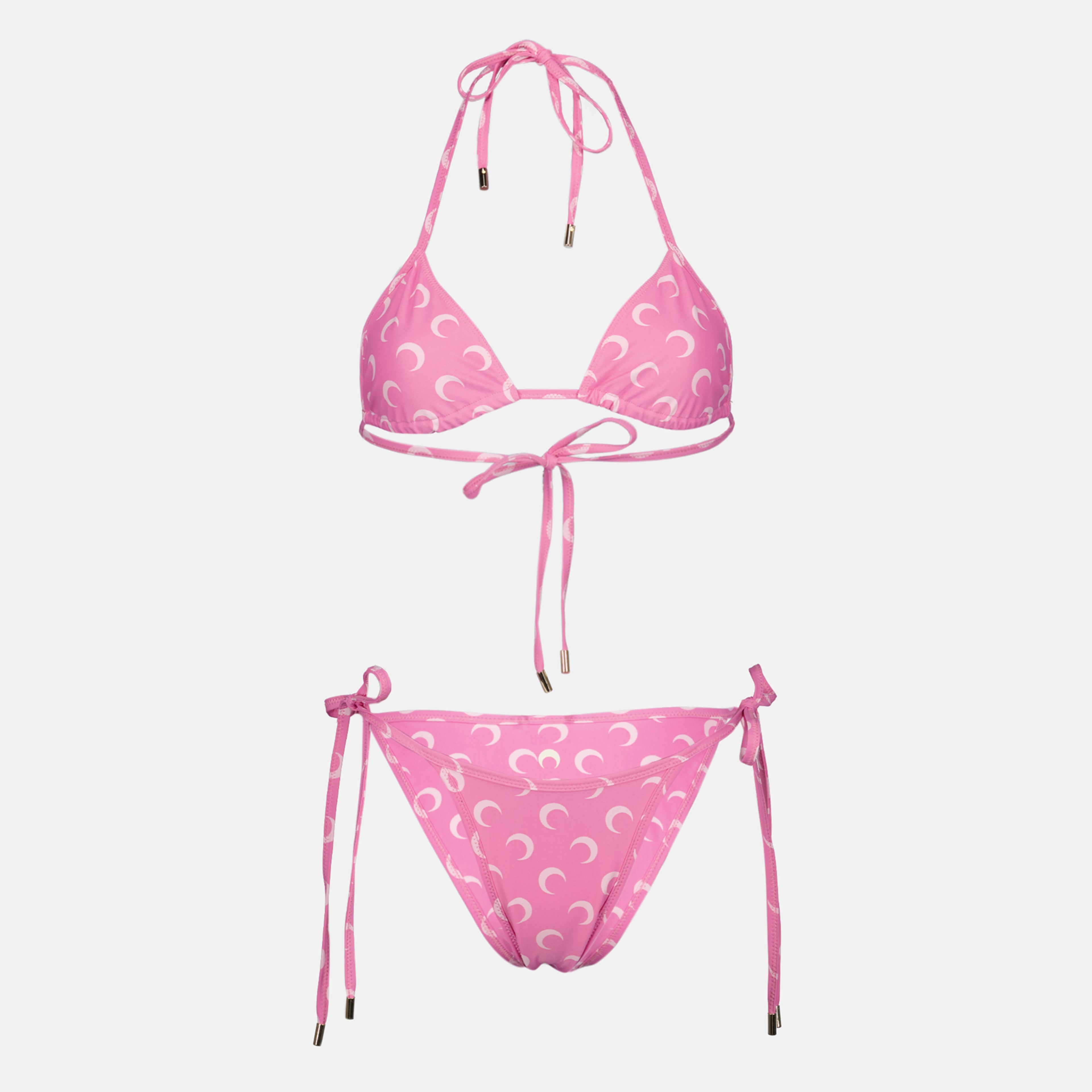 Beachwear 비키니 문 로즈 Marine Serre Rose Femme