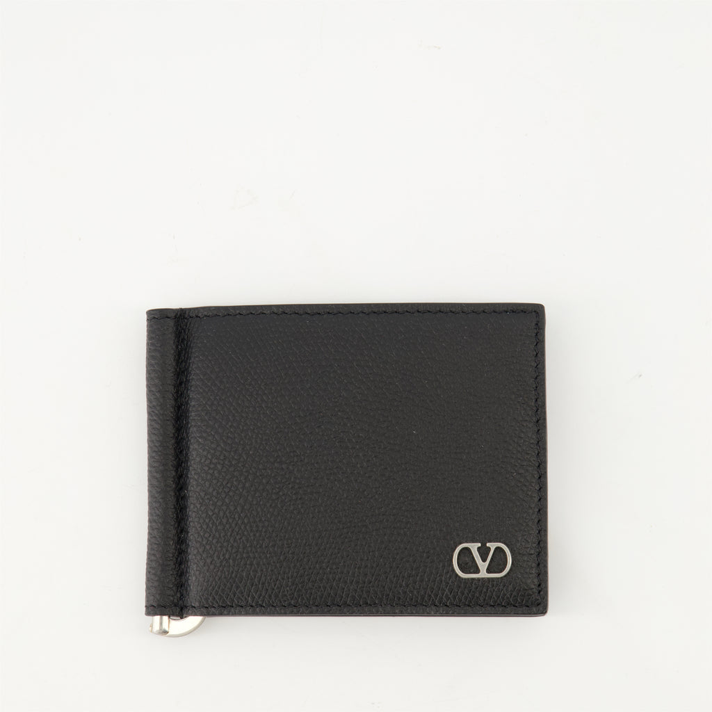 Small leather goods VLogo Wallet Valentino Garavani Black Homme