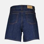 Bild des dunkelblauen Denim-Shorts von Ami PARIS für Frauen - Frühjahr-Sommer 2026 - Rückansicht