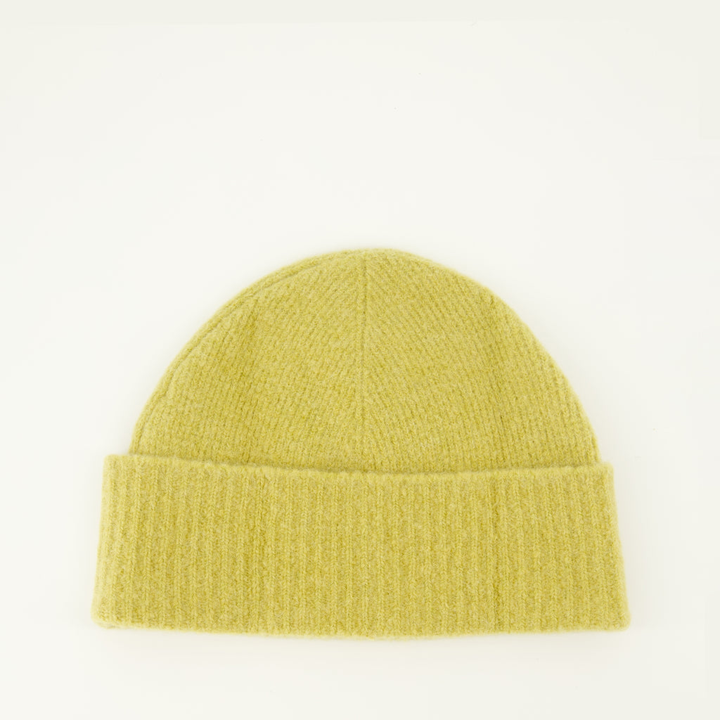 Chapeaux, casquettes et bonnets Ami de coeur Beanie Ami PARIS Jaune Unisexe