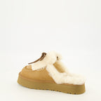 Chaussures ouvertes Disquette Heritage Beige Mules Ugg Marron Femme