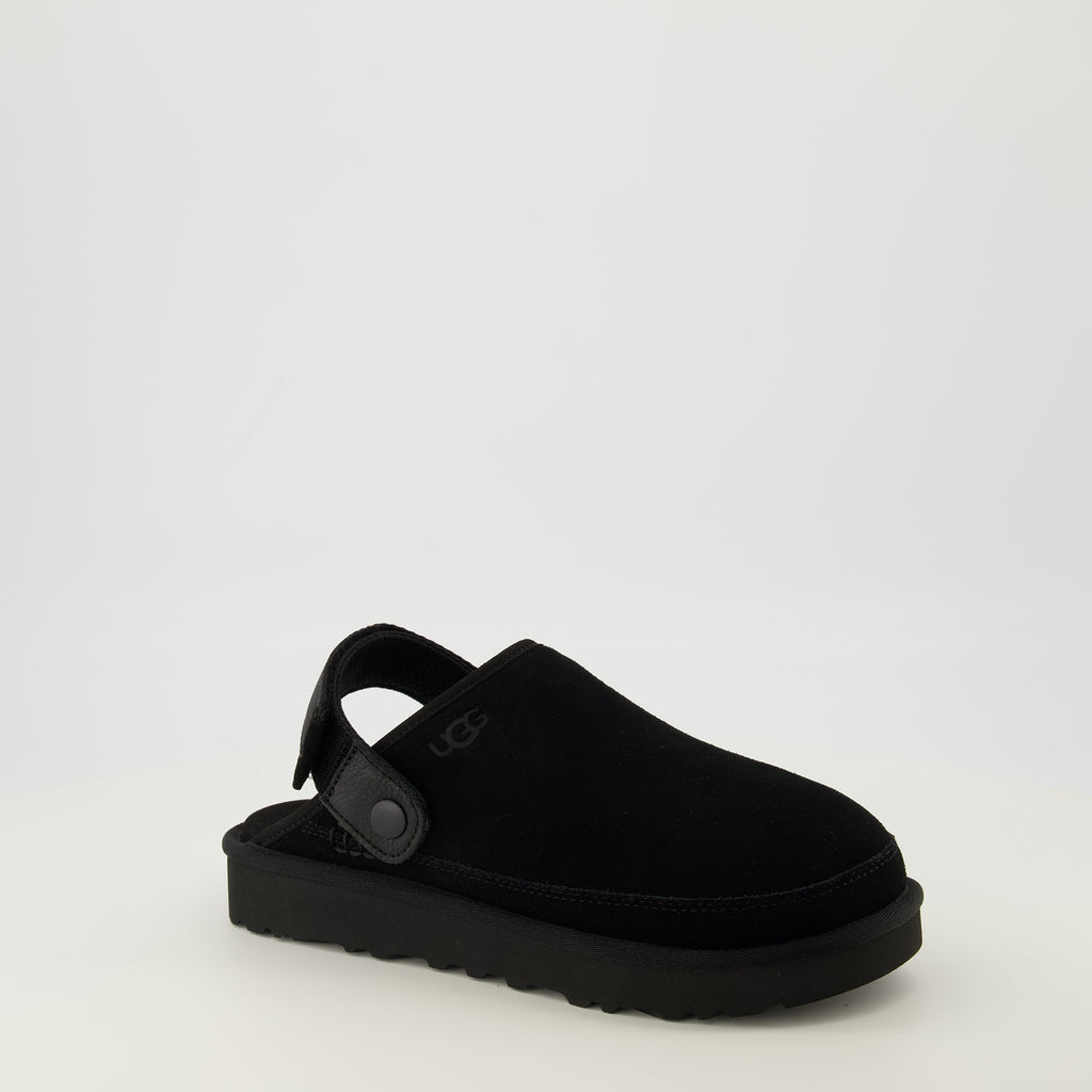 Image of the Ugg GoldenCoast II black clogs for men - Spring-Summer 2026 season - Three-quarters front right view