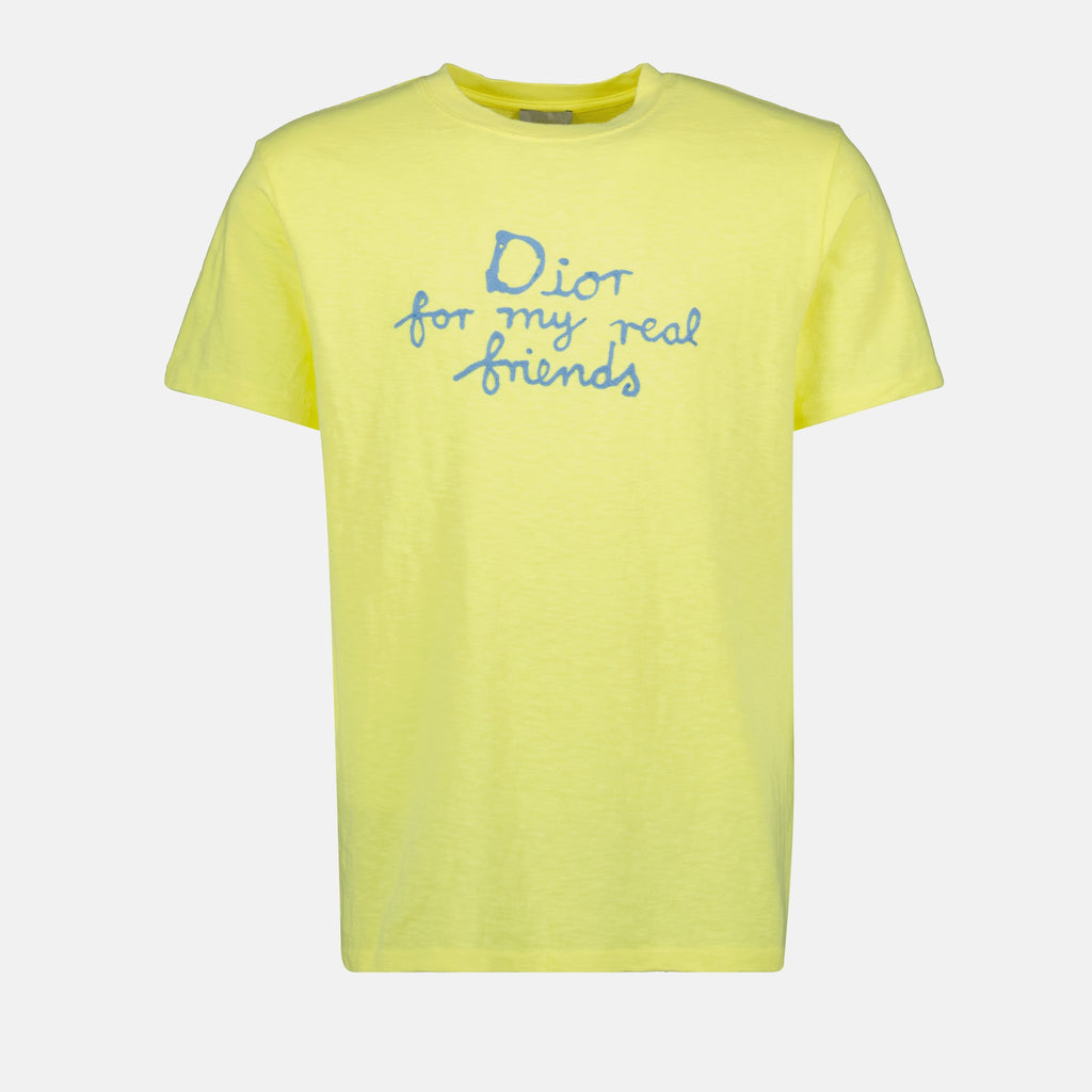 T-Shirts Dior und Hylton Nel T-Shirt Dior Gelb Homme