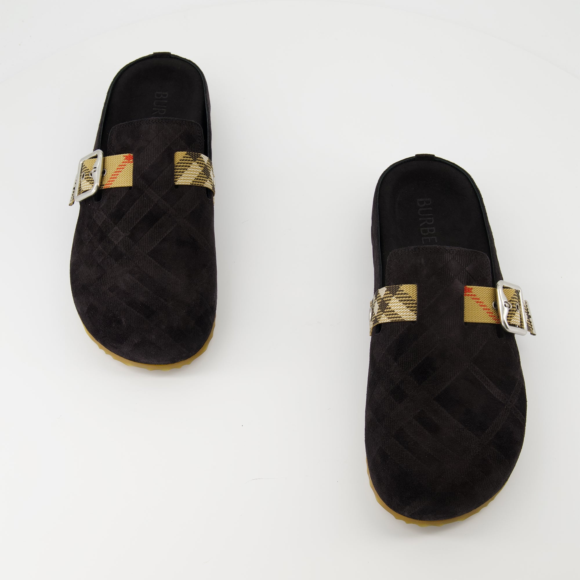 Chaussures ouvertes 어치 클로그 Burberry Noir Homme