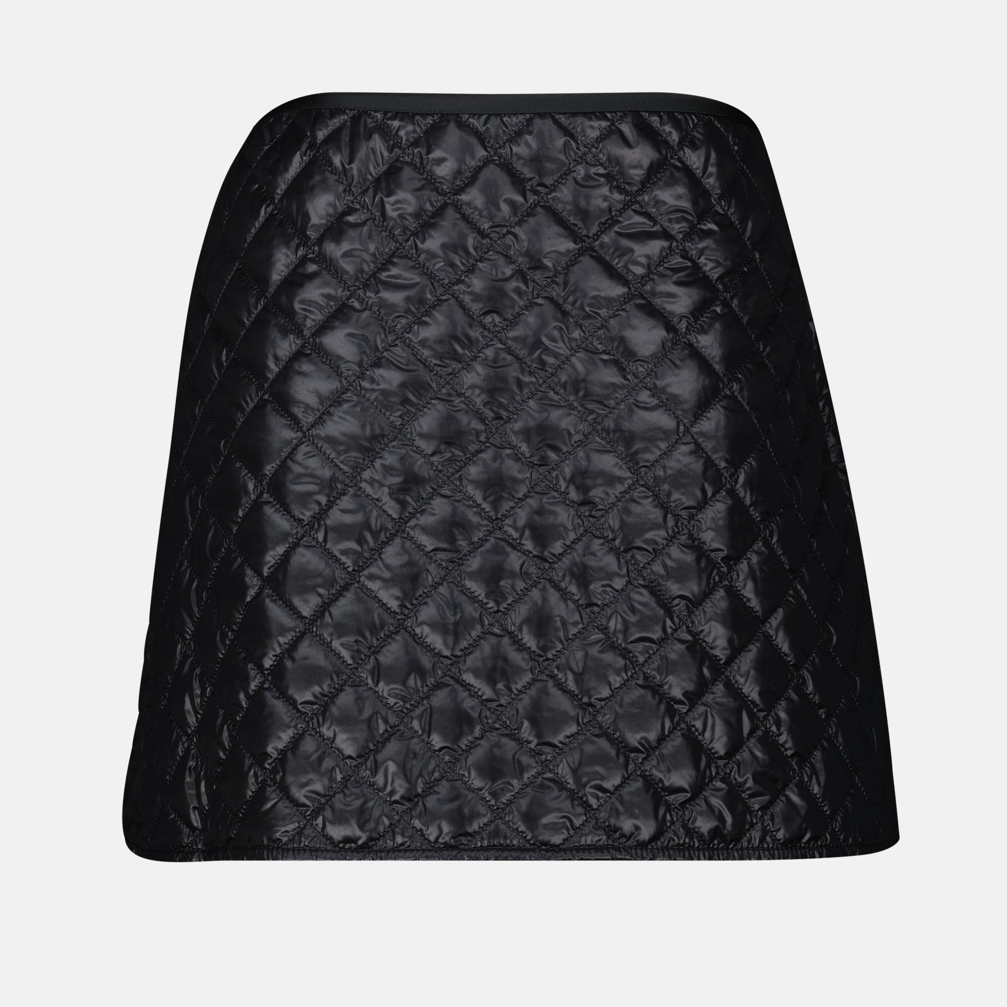 Jupes Jupe mini matelassée Moncler Noir Femme