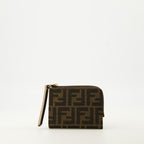 Image of the Fendi Women's Slim Baguette Wallet - Autumn-Winter 2025 - Front View