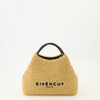 Sacs à main et épaule Nano Dacet Tote Bag in Beige Sponge Effect Raffia Givenchy Beige Femme