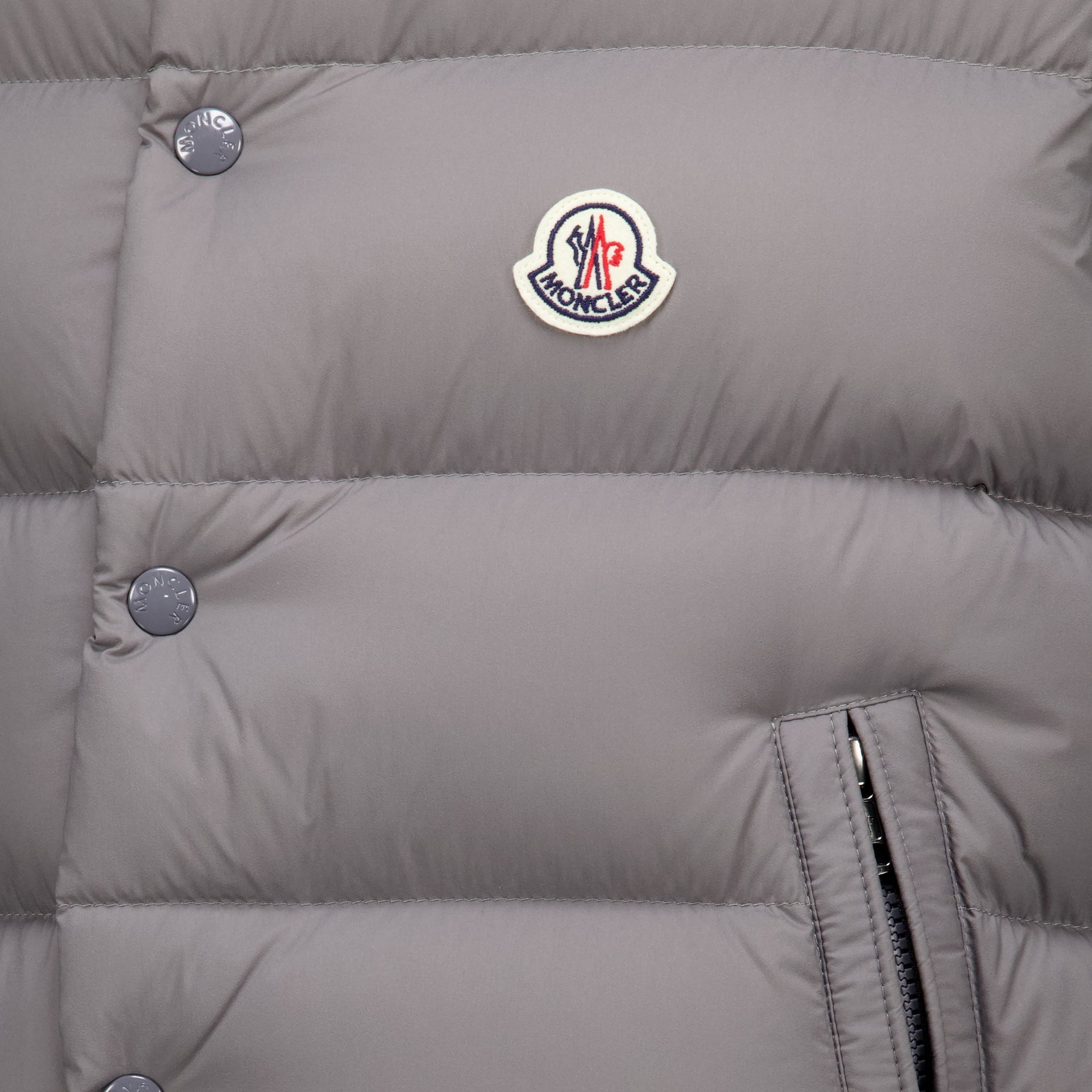 Vestes Doudoune sans manches Tibb grise Moncler Gris Homme