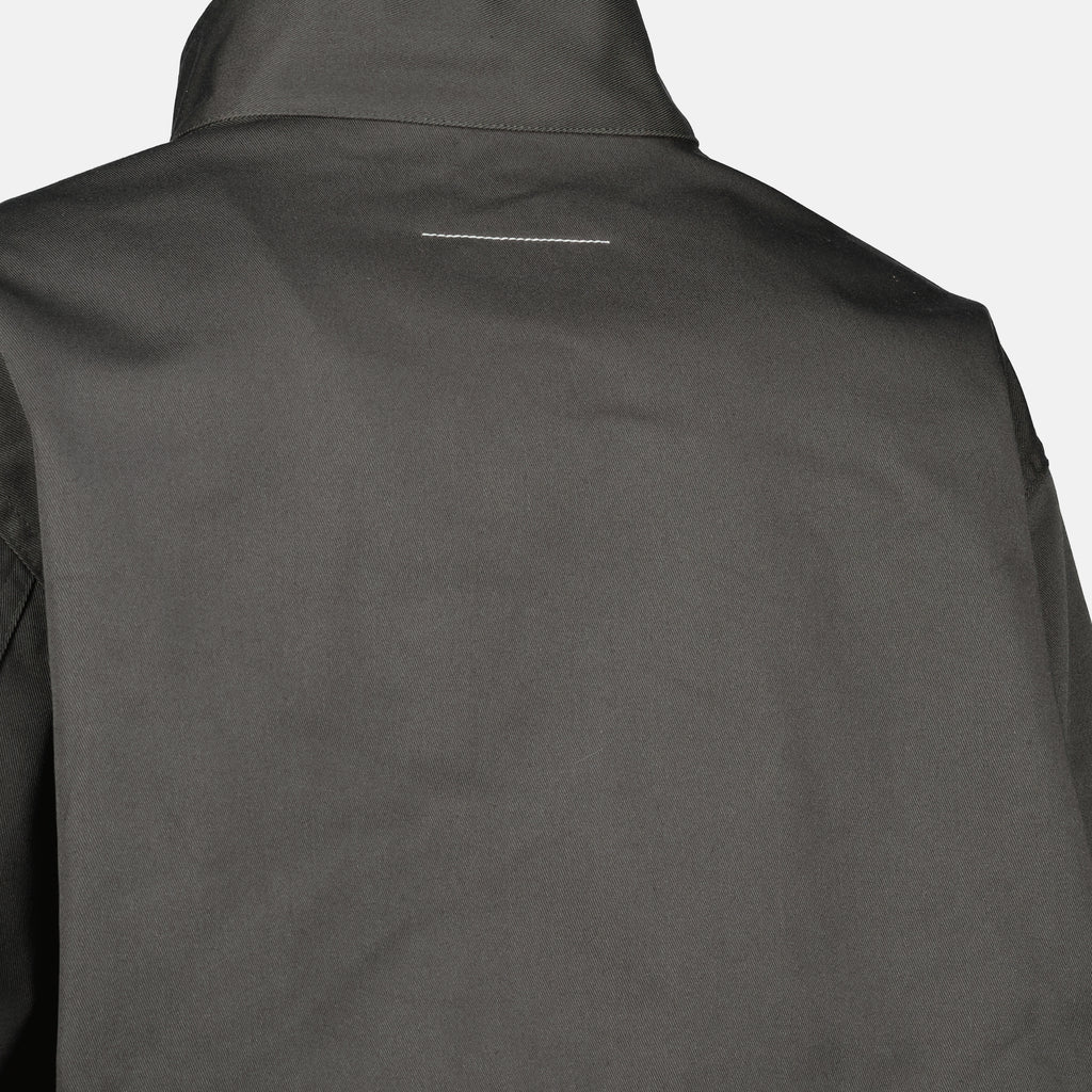 Bild des Artikels Bicolor schwarz und grau Zip-Jacke der Marke Mm6 für Frauen - Saison Frühling-Sommer 2026 - Detailansicht_2